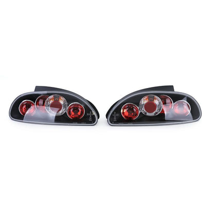 Coppia Fanali Posteriori Nero Cristallo per Rover MG F TF 1995-2005