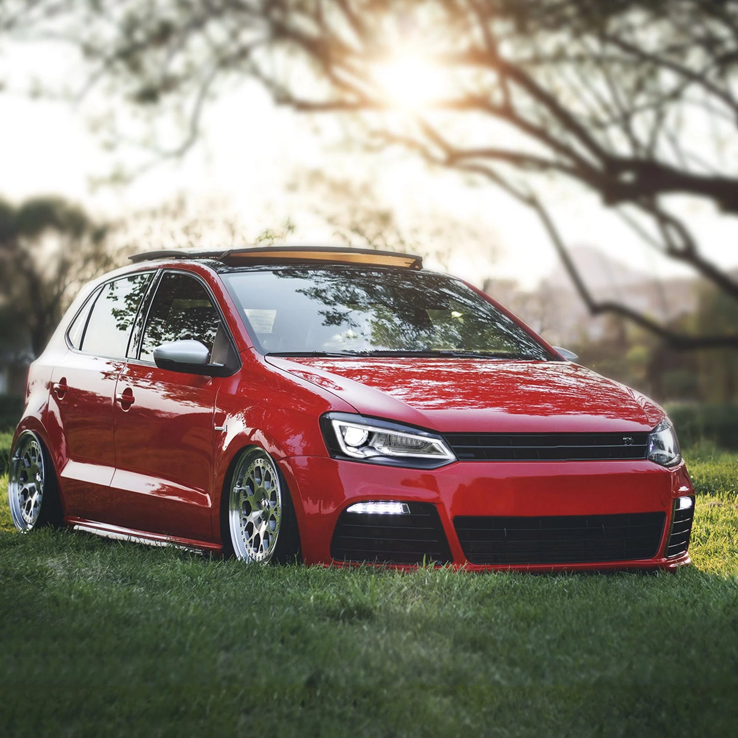 Volkswagen Polo 2011-2017 Dual Beam LED Headlights (Not for GTI/GTR Models) 