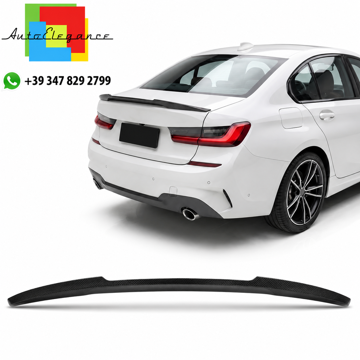 💫Spoiler Posteriore Carbon Look BMW 3 G20 Sedan (2018-2024)💫