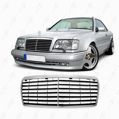 💕ART.10200 GRIGLIA MERCEDES CLASSE E W124 93-95 LOOK AVANTGARDE CROMATO💕