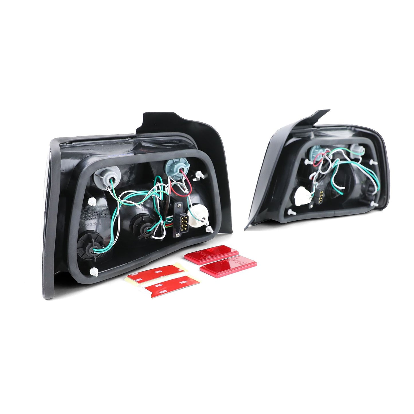 💫ART.4519 Fari Posteriori in Vetro Trasparente (Nero Fumé) per BMW E36 90-99💫