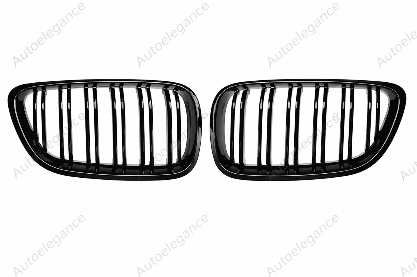 🔥GRIGLIA ANTERIORE A DOPPIO RENE PER BMW  2 F22 F23 F87 M2 NERO LUCIDO 14-18🔥