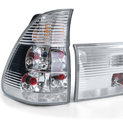 Fanali posteriori  argento cromato adatto per BMW X5 E53 99-03