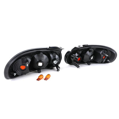 Coppia Fanali Posteriori Cristallo Cromati per Mazda MX-5 NB (1998–2005)
