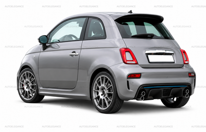 💫Spoiler sul Tetto Look Performance Nero Lucido per Fiat 500 2007-2024💫