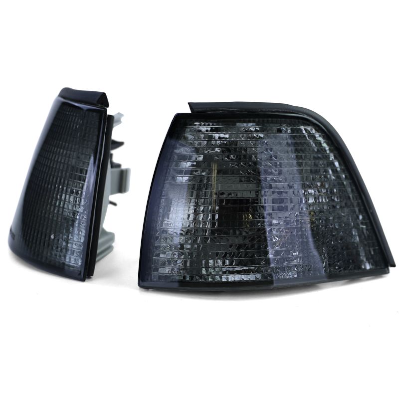 Coppia Frecce Anteriori Nero Smoke BMW Serie 3 E36 Berlina Touring Compact