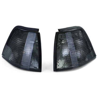 Coppia Frecce Anteriori Nero Smoke BMW Serie 3 E36 Berlina Touring Compact