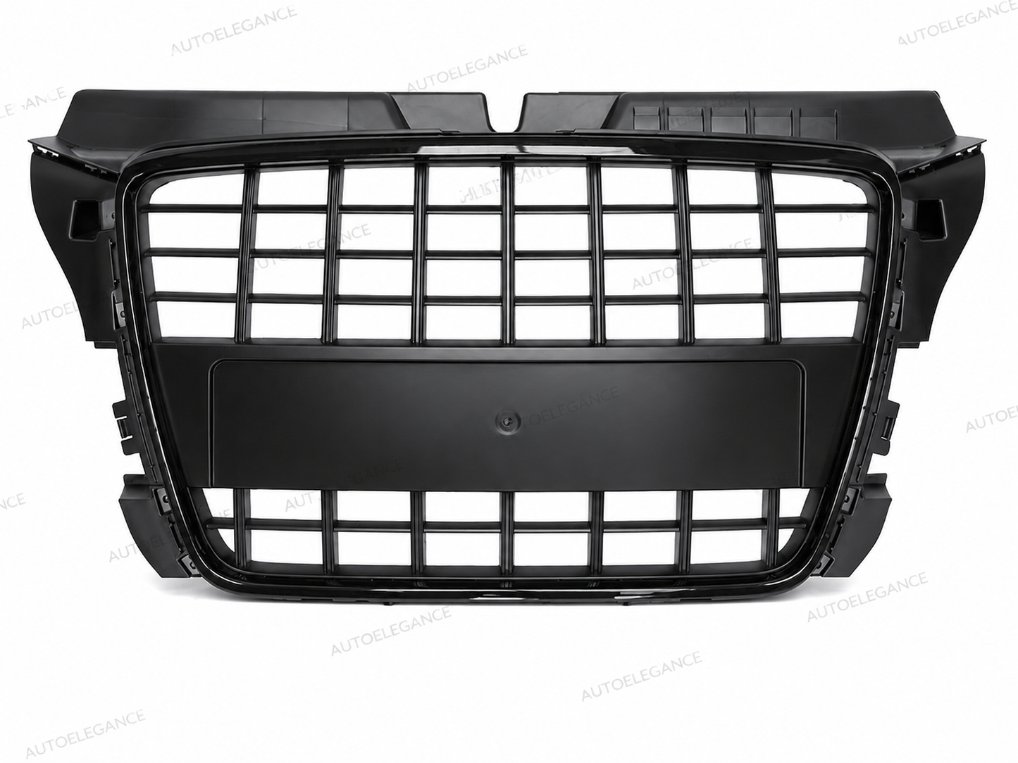 💫ART.10301 GRIGLIA SPORTIVA NERO LUCIDO PER AUDI A3 08-12💫