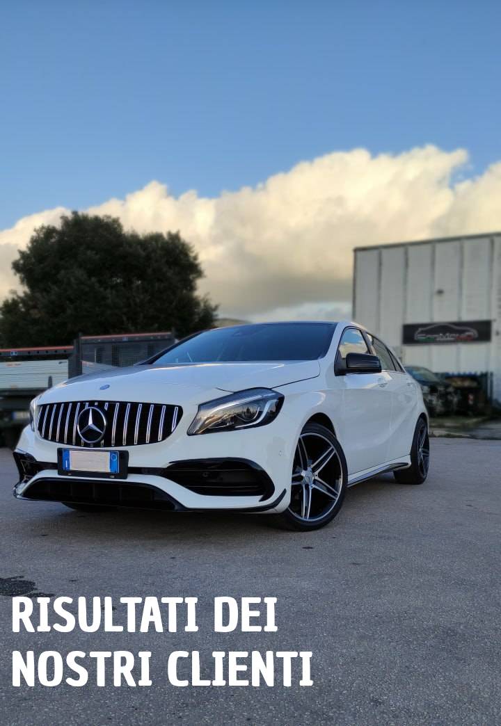 GRIGLIA ADATTA PER MERCEDES CLASSE A W176 2015-2018 LOOK CROMATA DESIGN SPORTIVO