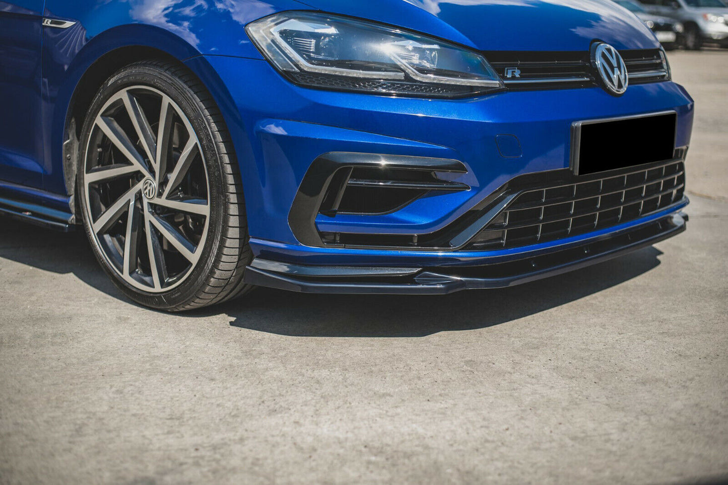 SPLITTER ADATTO PER VW GOLF 7 RLINE 2012-2016 LOOK NERO DESIGN SPORTIVO