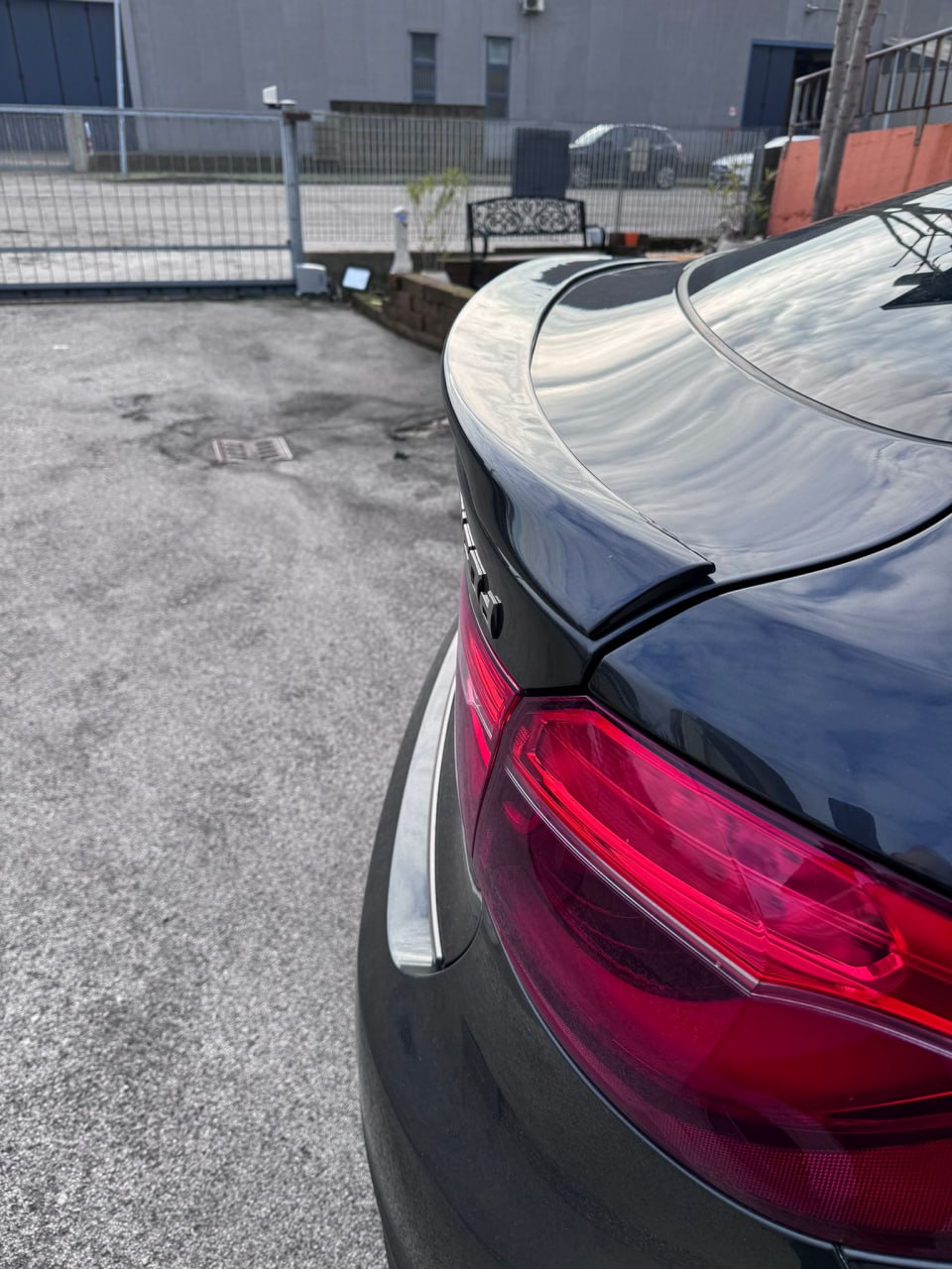 SPOILER POSTERIORE ADATTO PER BMW X6 F16 2014-2019 LOOK M DESIGN GREZZO