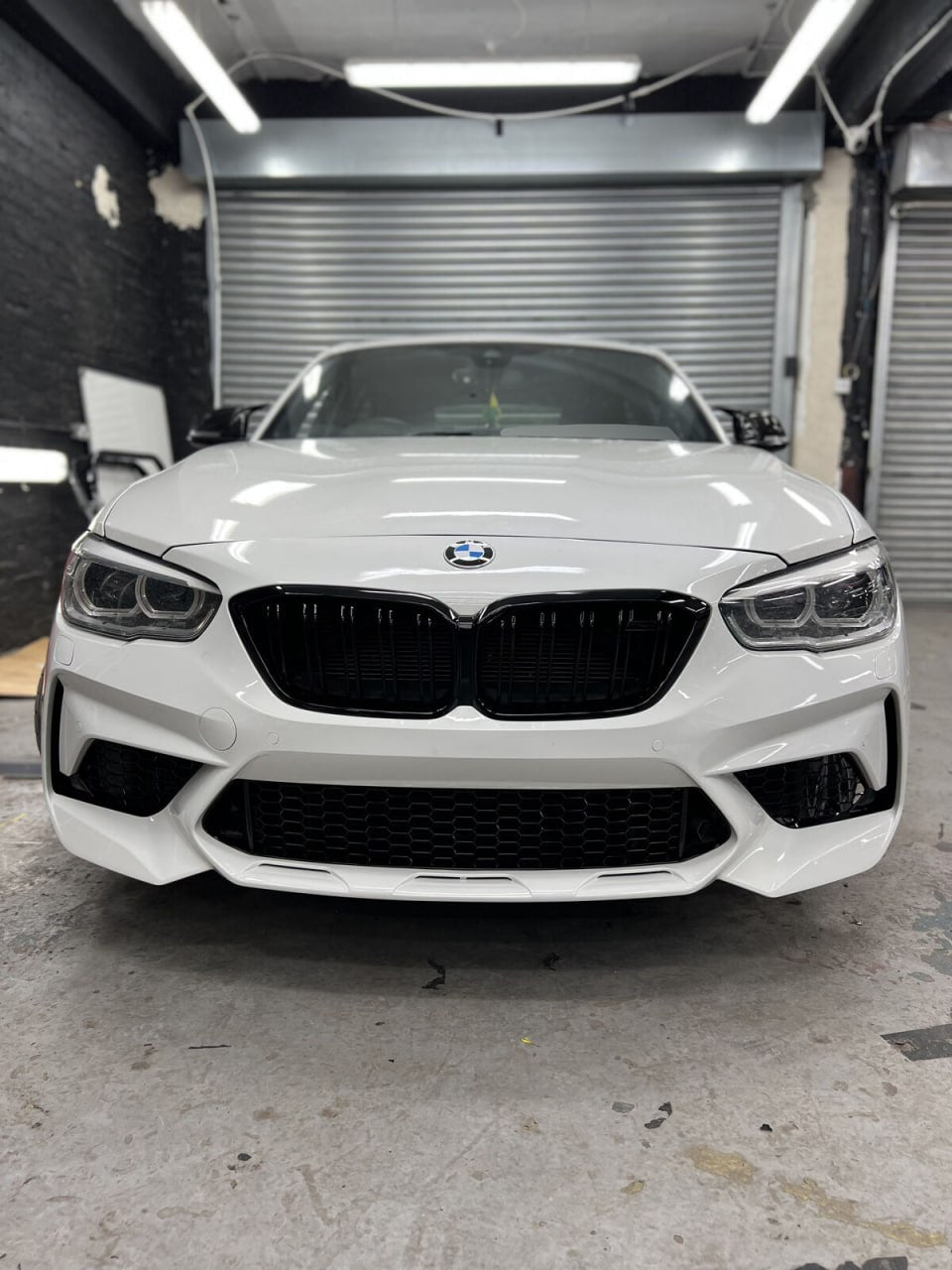 PARAURTI ANTERIORE ADATTO PER BMW SERIE 1 F20 F21 LCI 2015-2019 LOOK M2