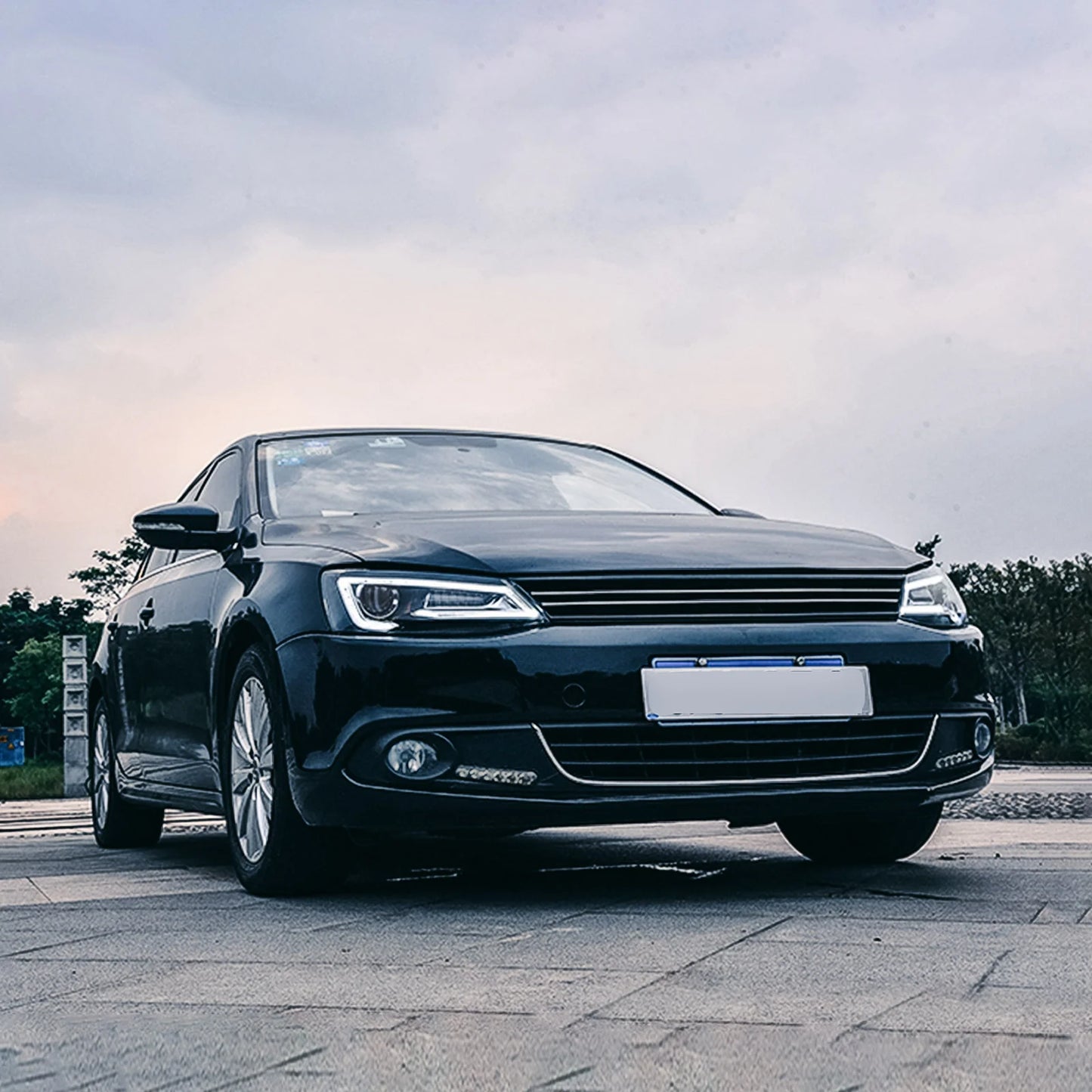 Proiettore/Doppio Fascio Fari e Luci Posteriori Per Volkswagen VW Jetta/Sagitar