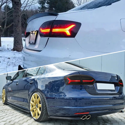 Fari con Demon Eye e luci posteriori per Volkswagen VW Jetta / Sagitar (NON GLI) 2012-2018