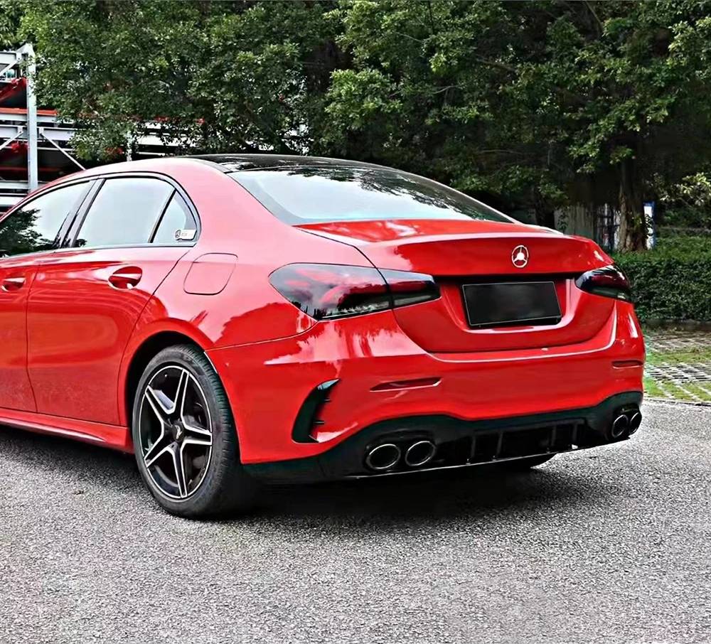 BODYKIT ADATTO PER MERCEDES CLASSE A W177 SEDAN 2018+ LOOK A45 DESIGN SPORTIVO
