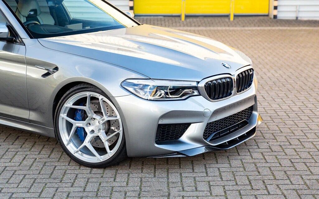 SPLITTER ADATTO PER BMW SERIE 5 F90 M5 (G30 G31) 2017-2020 LOOK NERO LUCIDO