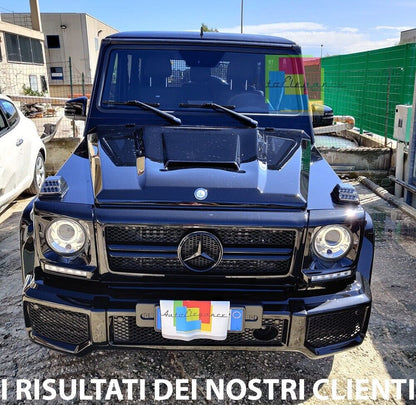 FARI ANTERIORI ADATTI PER MERCEDES CLASSE G W461 W463 1989-2012 LOOK SPORTIVO