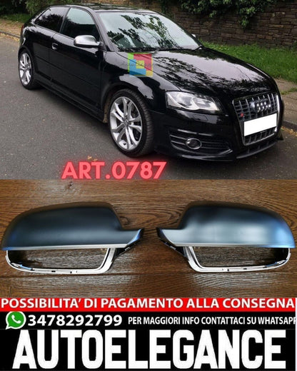 SATIN CAPS SUITABLE FOR AUDI A3 80-A4 8K B8-A5 8T LIFT SPORTY LOOK