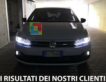 FARI ANTERIORI BIANCHI FULL LED ADATTI PER VW POLO AW1 2017+