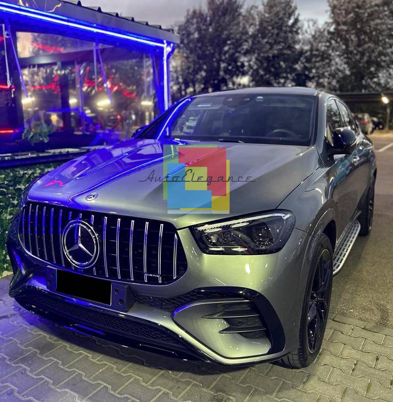 GRIGLIA ADATTA PER MERCEDES GLE W167 2019+ LOOK AMG PROFILI CROMATI GT
