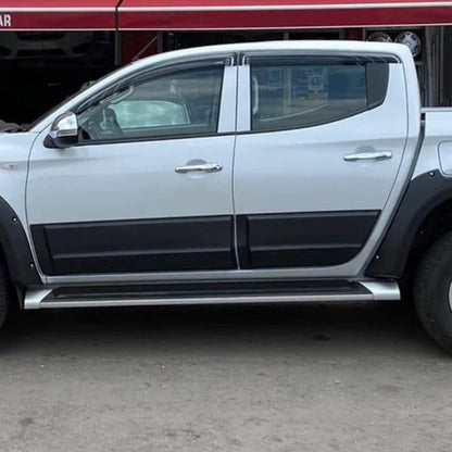 DOOR PROTECTION SUITABLE FOR FIAT FULLBACK 2015-2019 SPORTY MATT BLACK LOOK