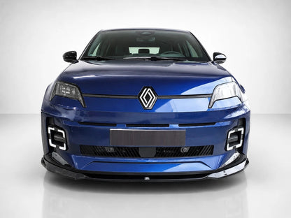 👉Splitter anteriore per Renault 5 E-Tech (2024-) in ABS nero lucido👈
