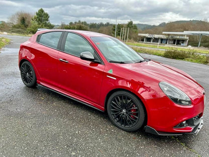 MINIGONNE ADATTE PER ALFA ROMEO GIULIETTA LOOK AERO NERO LUCIDO DESIGN SPORTIVO