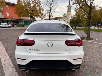 SPOILER POSTERIORE ADATTO PER MERCEDES GLC COUPE C253 2015+ LOOK NERO LUCIDO ABS