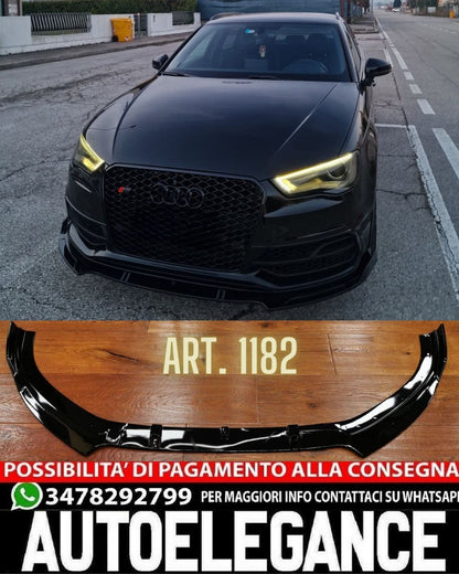 SPLITTER ANTERIORE ADATTO PER AUDI A3 RS3 8V 2012+ LOOK SPORTIVO