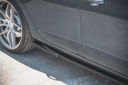 UNDER SKIRTS SUITABLE FOR SEAT LEON MK3 MK4 2012-2020+ GLOSS BLACK