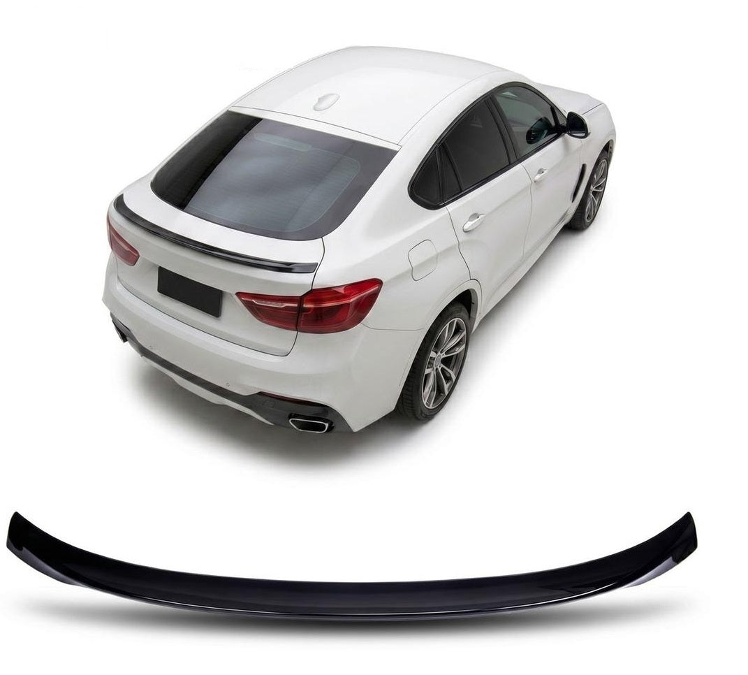 👉Spoiler sul bagagliaio lucido nero adatto per BMW X6 F16 F86 2014-2019👈