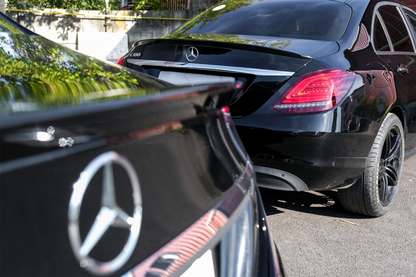 SPOILER BAGAGLIAIO ADATTO PER MERCEDES CLASSE C BERLINA W205 LOOK NERO LUCIDO