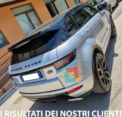 SPOILER POSTERIORE ADATTO PER RANGE ROVER EVOQUE 2011-2015 LOOK NERO LUCIDO