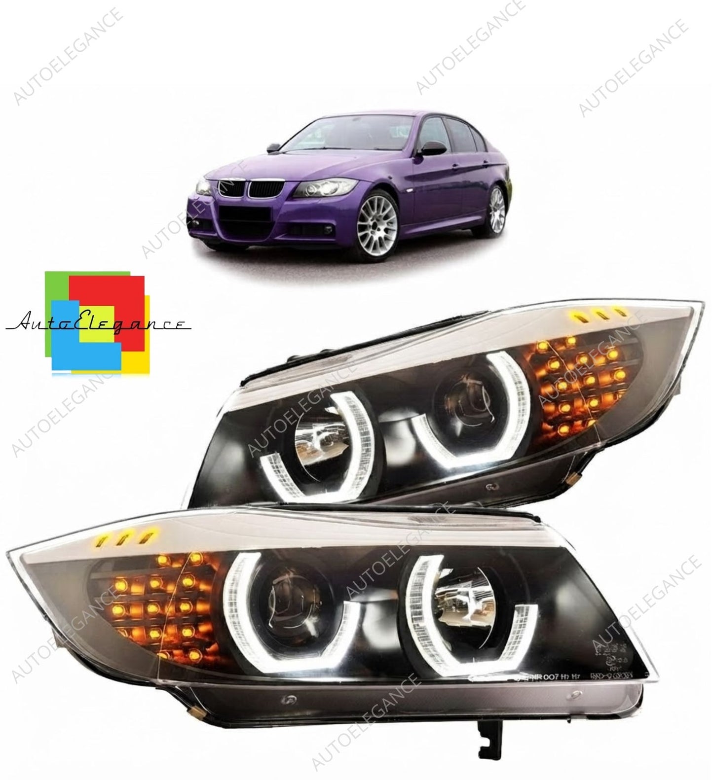 SPLITTER SUITABLE FOR VW GOLF 8 GTI GTD RLINE LOOK GLOSSY BLACK SPORTY DESIGN 