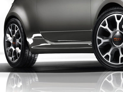 MINIGONNE ADATTE PER FIAT 500 LOOK SPORT GREZZE DESIGN SPORTIVO