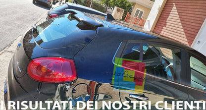 ROOF SPOILER SUITABLE FOR FIAT BRAVO II 2007+ GLOSSY BLACK LOOK SPORTY DESIGN