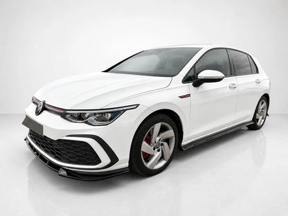 👉Gonne Laterali Estensioni V.1 per VW Golf MK8 GTI GTE R-Line Nero👈