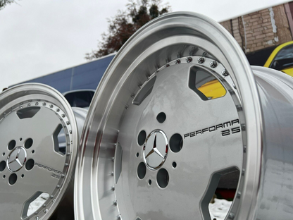 Suitable for Mercedes SL 17 inch 5x112 PERFORMA 25 AMG Monobloc Deep Dish Wheels 