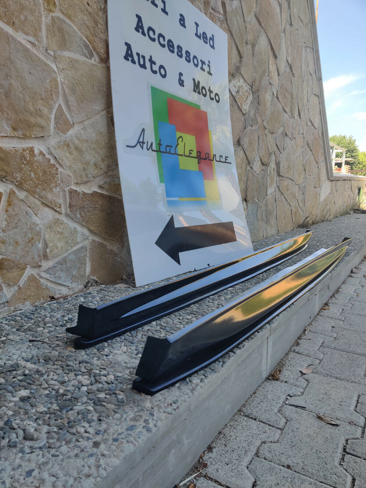 MINIGONNE LATERALI + SOTTO MINIGONNE ADATTE PER ALFA ROMEO GIULIETTA ABS