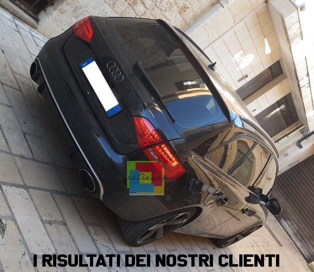 DIFFUSORE ADATTO PER AUDI A4 B8 2011-2015 LIFT STANDARD LOOK RS4 DESIGN SPORTIVO