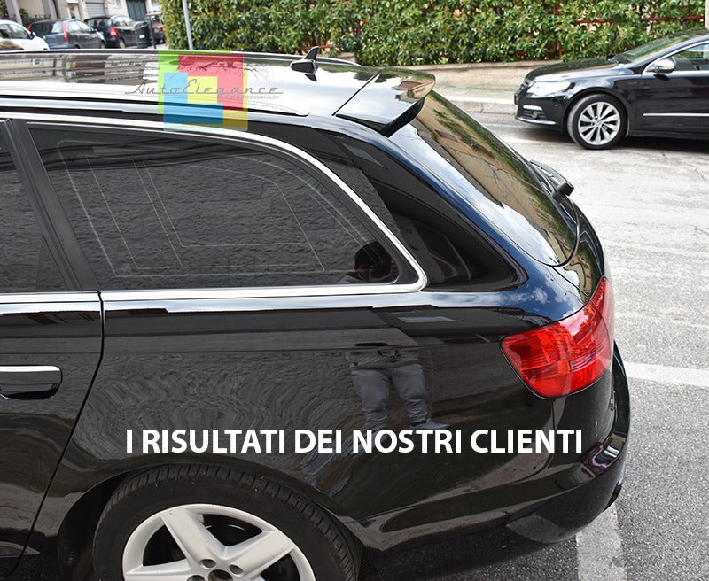 SPOILER TETTO ADATTO PER AUDI A6 C6 4F 2004-2011 LOOK S6 GREZZO
