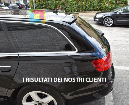 SPOILER TETTO ADATTO PER AUDI A6 C6 4F 2004-2011 LOOK S6 GREZZO
