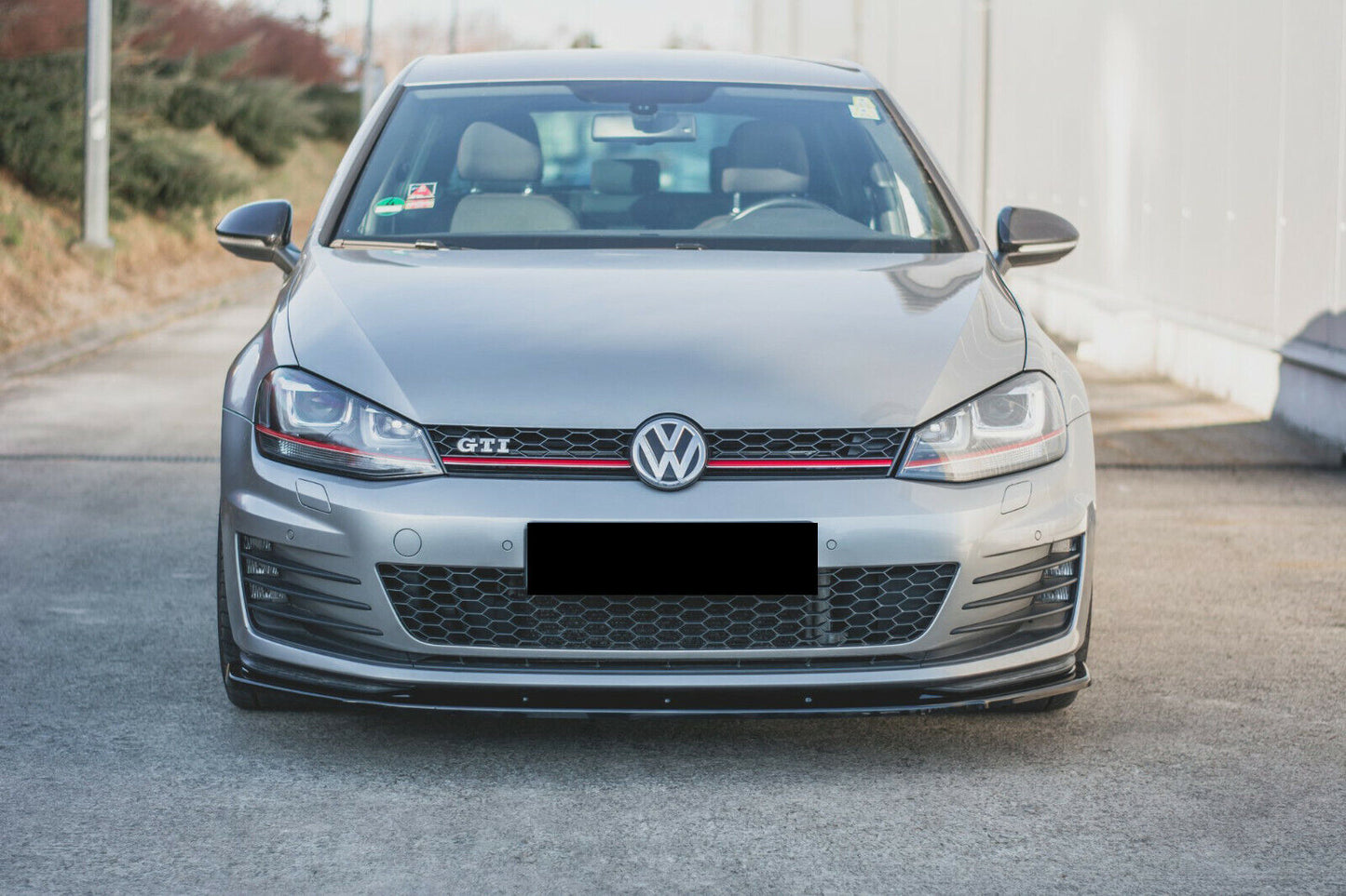 SPLITTER SUITABLE FOR VW GOLF 7 GTI 2012-2016 MAX GLOSSY BLACK SPORTY LOOK