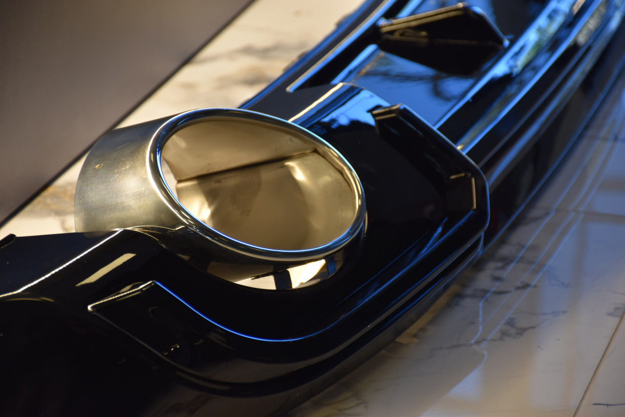 DIFFUSORE ADATTO PER AUDI A3 8V 2017-2020 STANDARD LOOK RS3 NERO LUCIDO