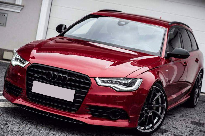 SOTTO PARAURTI ANTERIORE ADATTO PER AUDI A6 4G C7 2011-2014 LOOK TUNING GREZZO