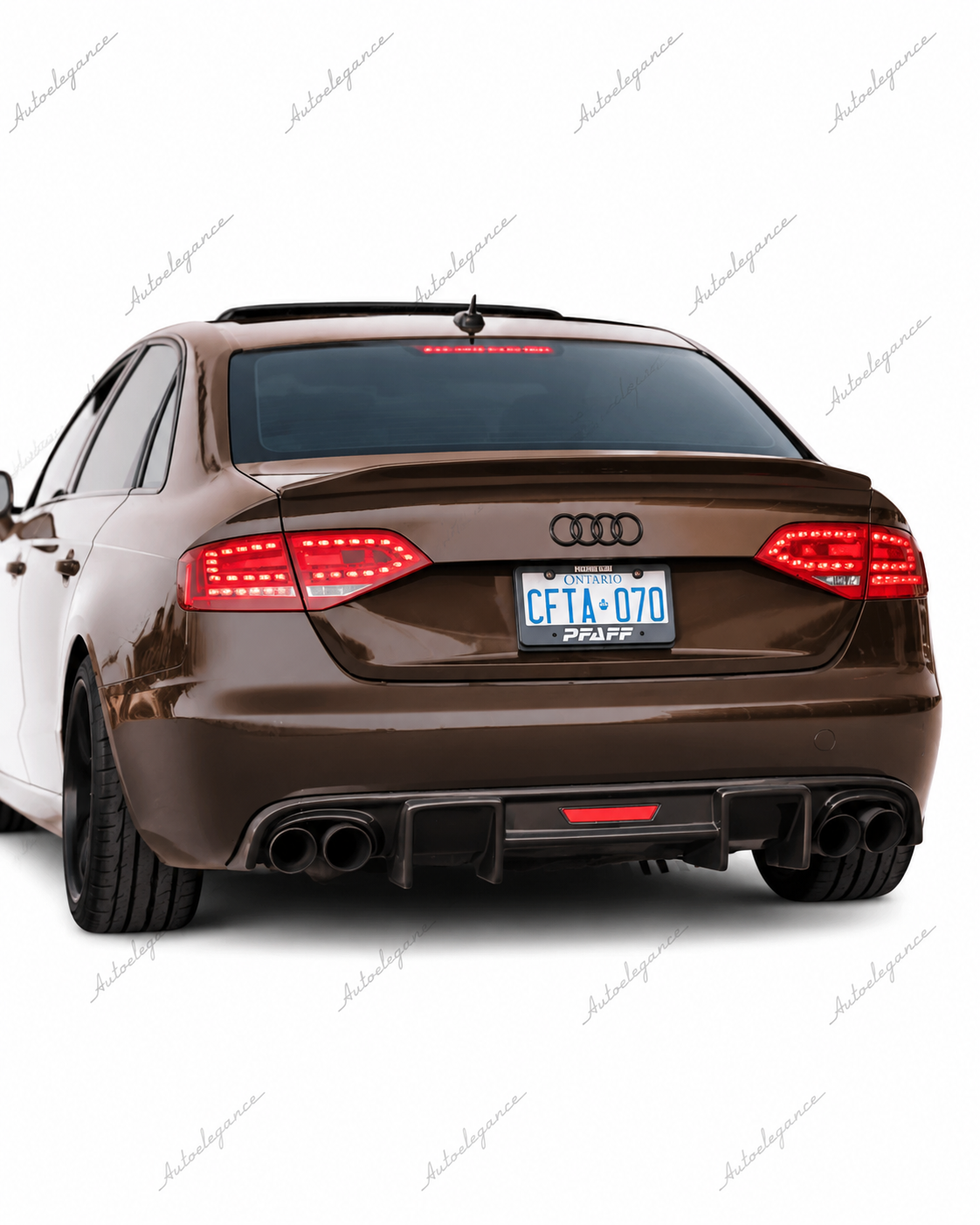 🔥ART.9878 SPOILER STILE S4 NERO LUCIDO PER AUDI A4 B8.5 FACELIFT 12-16🔥