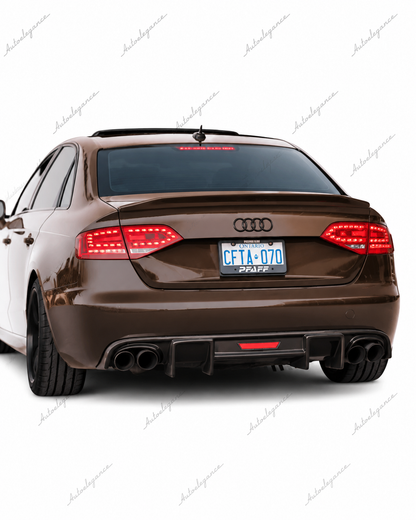 🔥ART.9878 SPOILER STILE S4 NERO LUCIDO PER AUDI A4 B8.5 FACELIFT 12-16🔥