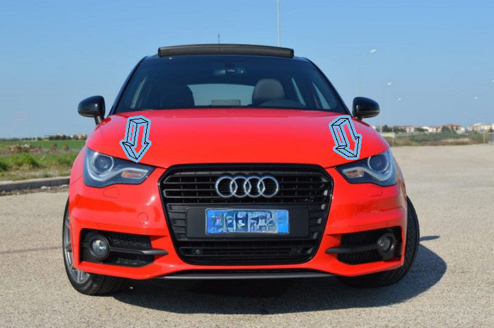 ⭐Headlight set suitable for Audi A1 10-18 H7+LED+MOTOR⭐