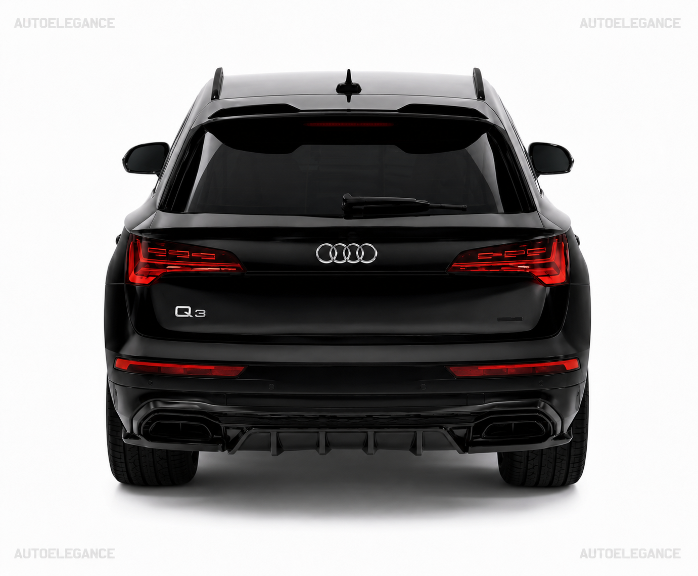ART.2344 DIFFUSORE AUDI SQ5 Q5 S-LINE SUV SPORTBACK MK2 FACELIFT 2020-2024