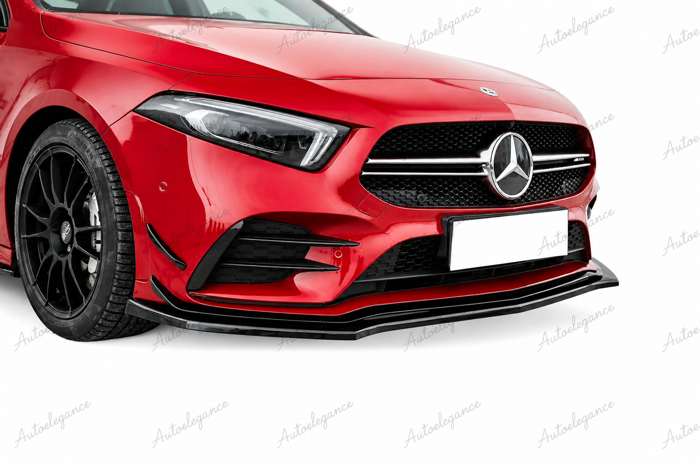 🔥ART.0066 SPLITTER ANTERIORE AMG ADATTO PER MERCEDES A W177 A35🔥